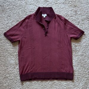 Target men’s Goodfellow burgandy collared shirt, size large